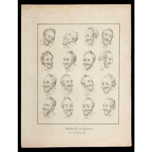 Henry IV of France, after Chodowiecki, is an original etching artwork realized by Thomas Holloway for Johann Caspar...