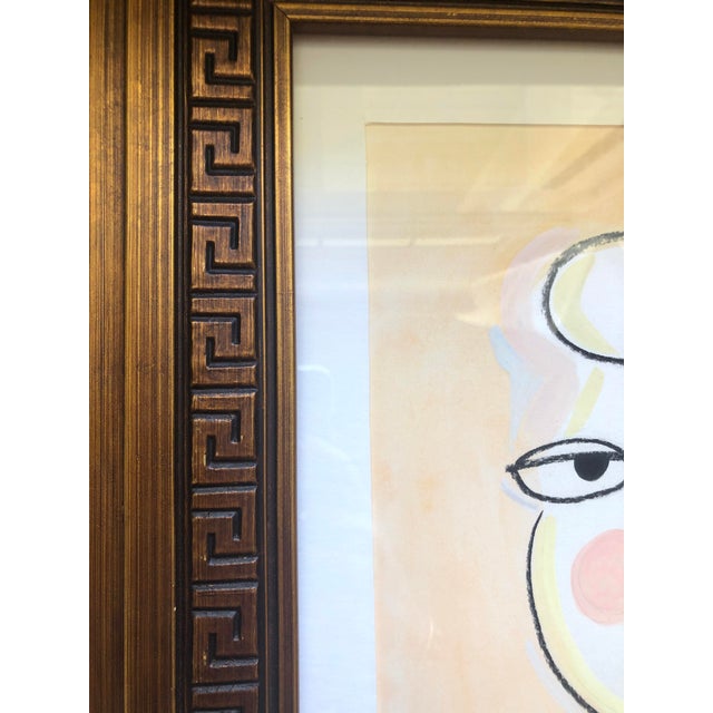 Abstract Portrait by Mina Mös For Sale - Image 4 of 11