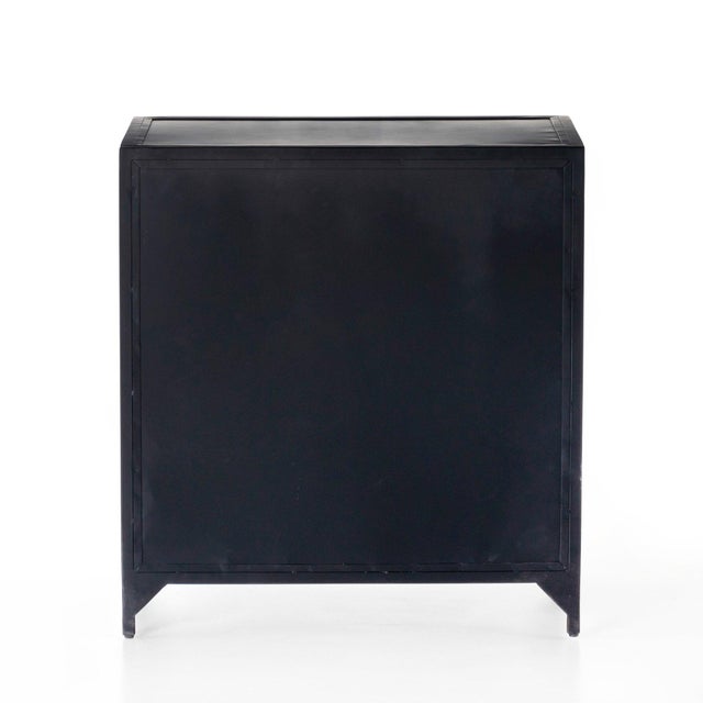 Four Hands Belmont Large Storage Nightstand - Black For Sale - Image 9 of 12