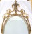 Neoclassical Share Vintage Italian 20th C Carved Wood Parcel Gilt & Silver Oval Wall Mirror For Sale - Image 3 of 15
