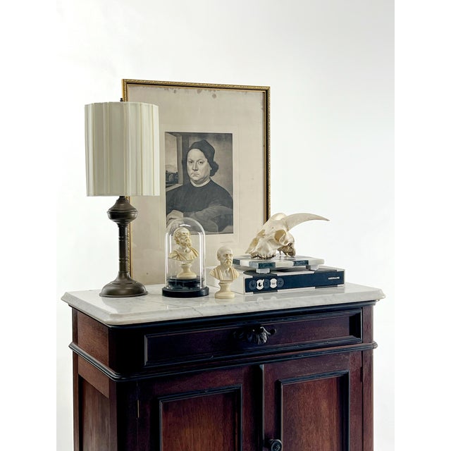 Antique Marble Top Wash Stand Commode For Sale - Image 11 of 11