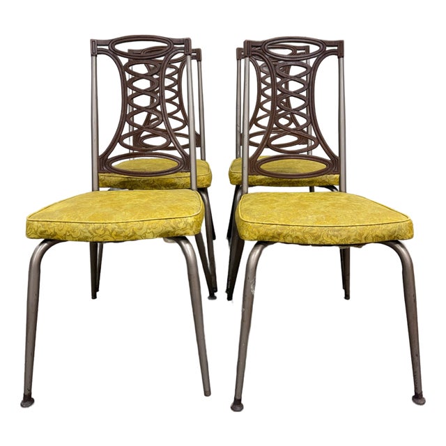 Vintage Brody Seating Company Mid Century Modern Dining Chairs - Set of 4 For Sale