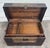 Antique 19th Century Victorian Flat Top Travel Trunk For Sale - Image 4 of 12