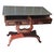 Wood Vintage Victorian Lyre Base Foyer Console Table With Granite/Marble Top For Sale - Image 7 of 12