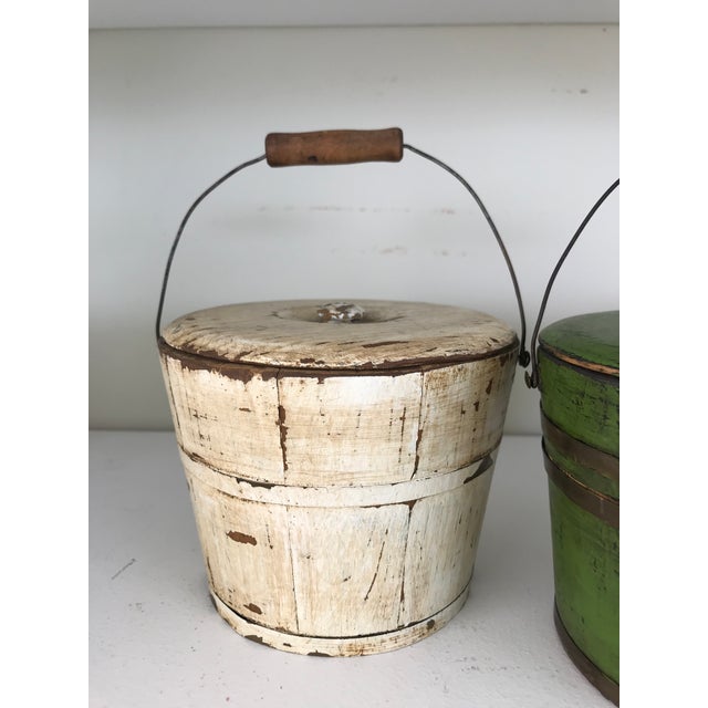 Vintage Woodenware Buckets Set of 3 Chairish