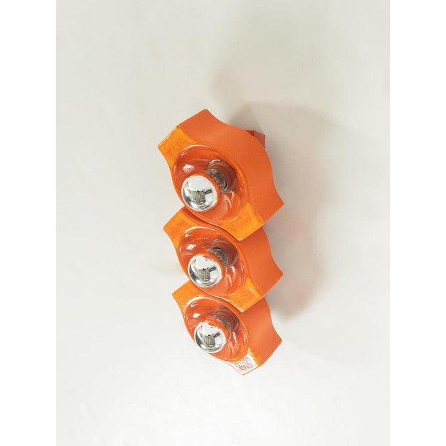 Space Age Cari Zalloni Wall Lamp by Gaetano Sciolari for Leola For Sale - Image 7 of 12