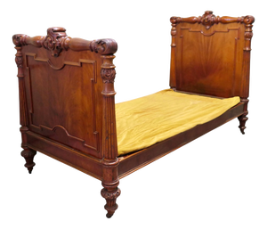 Antique French Empire Style Bed, 1800s
