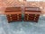 Pair of L Hekman Copley Place Georgian Chippendale Style Inlaid Mahogany Chest of Drawers / Nightstands For Sale - Image 17 of 18