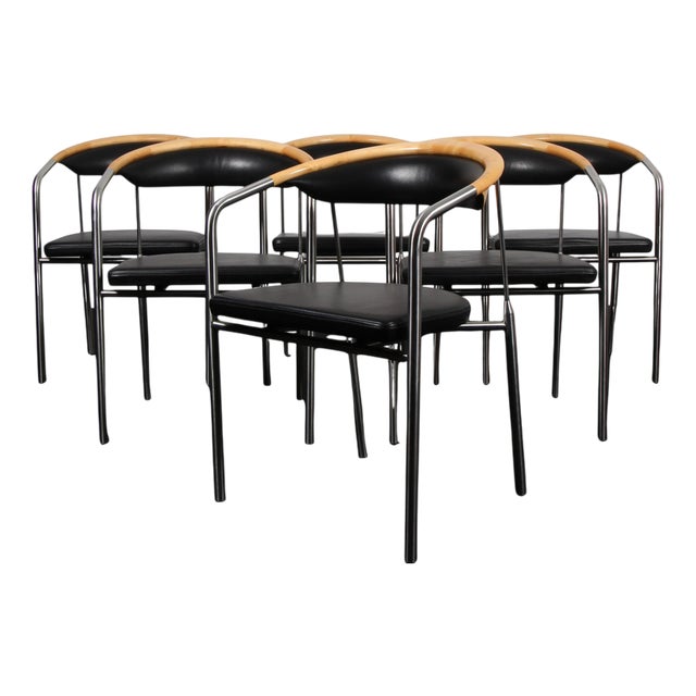 Chairman Armchairs by Henry Tengler, Set of 6 For Sale