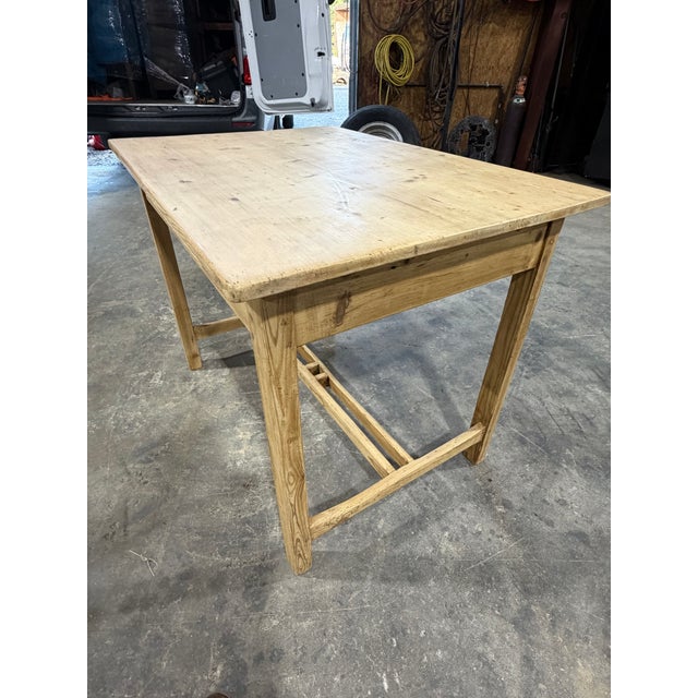 19th Century Pine Side Table Desk For Sale - Image 13 of 15