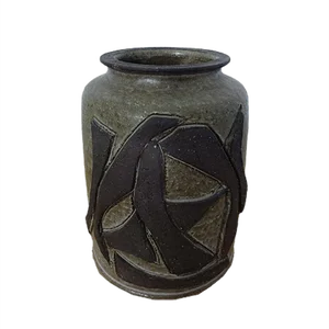 Danish Pottery Vase by Birthe Sahl, 1960s