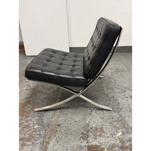 Alphaville Design Exposition Barcelona Style Lounge Chair + Ottoman For Sale In San Francisco - Image 6 of 12