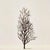 20th Century NLS Minimalist Four Trees Landscape Painting on Stretched Canvas For Sale - Image 4 of 12