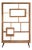 Jarira Wooden Brown Tall Display by Loomlan For Sale