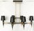 Metal French Vintage Chandelier by Arlus For Sale - Image 7 of 7