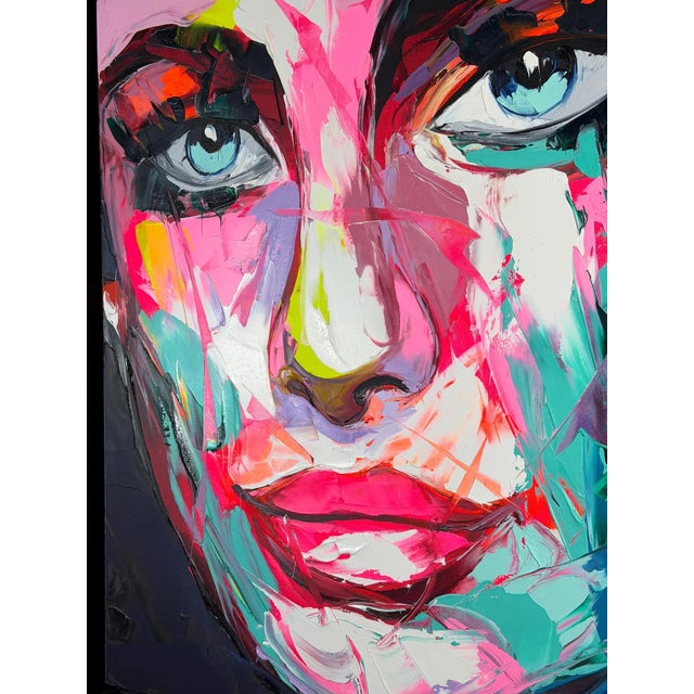 Contemporary Françoise Nielly, Virginia, 2021, Oil on Canvas For Sale - Image 3 of 14