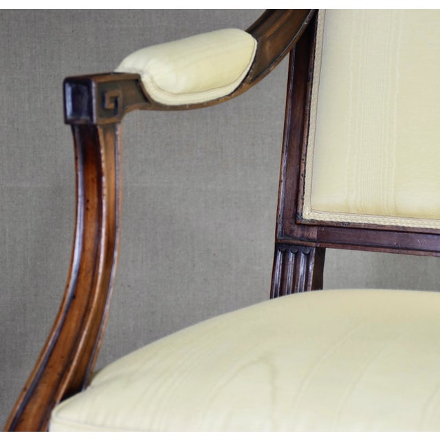 Wood Set of George III Armchairs, England, 1780s For Sale - Image 7 of 15