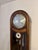 Antique Oak Chiming Longcase Barometer Clock, 1930 For Sale - Image 6 of 9