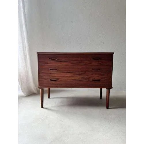 Wood Vintage Teak Chest of Drawers, 1960s For Sale - Image 7 of 14