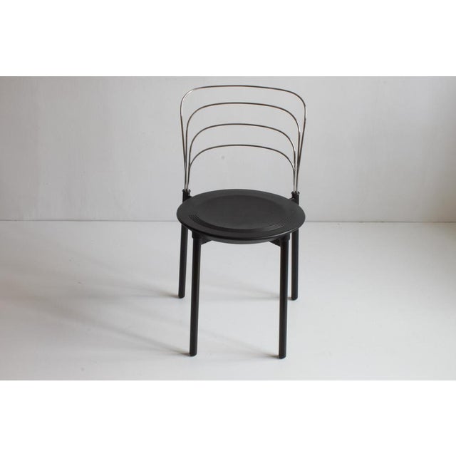 Italian Delfina Dining Chairs by Giuseppe Raimondi for Tetide, 1987, Set of 4 For Sale - Image 5 of 14