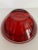 Glass Red Glass Bowl For Sale - Image 7 of 10