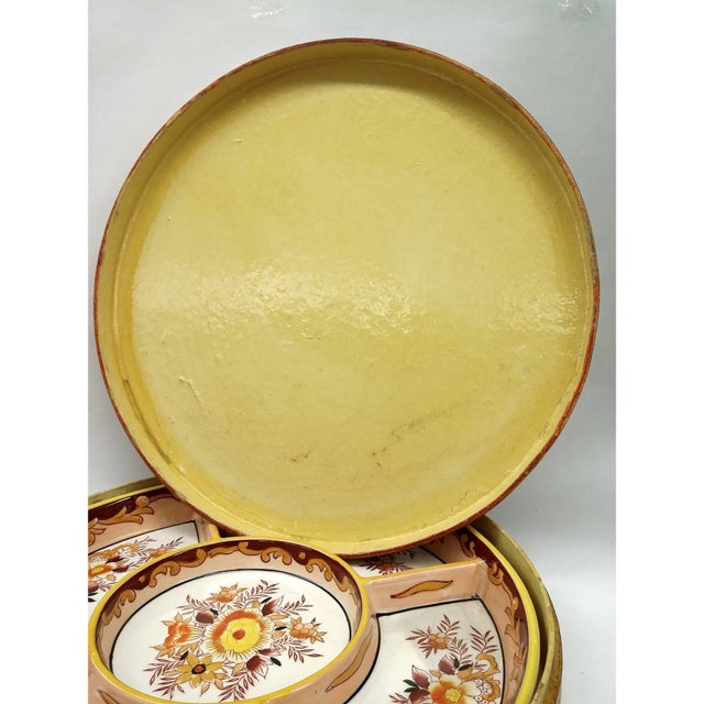 Mid-Century Modern Divided Serving Plate With Matching Box For Sale In Portland, ME - Image 6 of 11