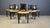 Vintage Black Leather and Fabric Dining Chairs, 1980s, Set of 6 For Sale - Image 12 of 14