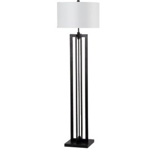 59-Inch H Tower Floor Lamp - Black For Sale