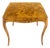 Fine Burl Olive Wood Elegant Italian Square Game Table MINT For Sale