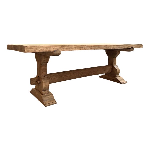 Monastery Table in Solid Oak For Sale
