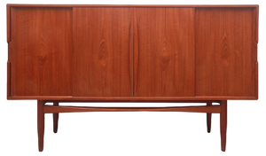 Sideboard in Teak with Sliding Doors, 1965