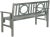 Modern Gianna Folding Bench in Ash Grey For Sale - Image 3 of 7
