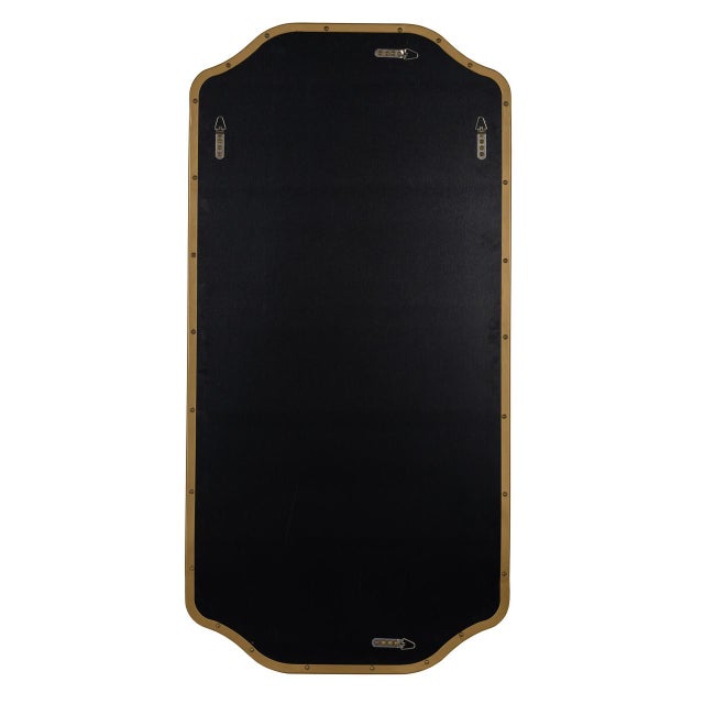 Contemporary Henry Gold Wall Mirror, Large For Sale - Image 3 of 7