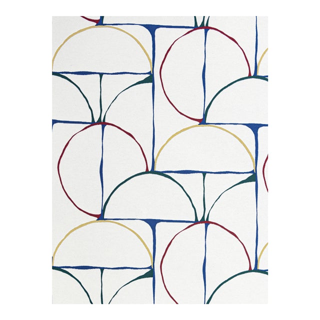 The House of Scalamandré Aerial Fabric, Primaries For Sale