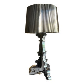 Bourgie Table Lamp with Silver Finish by Ferruccio Laviani for Kartell For Sale
