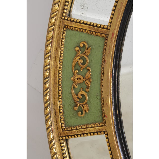 Vintage 1930s Louis XVI Style Parcel Gilt Mirror For Sale - Image 13 of 16