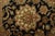 Agra Rug 7’11” X 9’11” Black Wool Traditional Hand-Knotted Oriental Carpet For Sale - Image 10 of 14