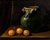 Baroque Vintage Traditional Chiaroscuro Small Still Life Painting Artist Unknown For Sale - Image 3 of 6