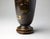 19th Century Japanese Meiji Bronze Vase, Mixed-Metal Inlay, Mandarin Ducks and Prunus, Signed, With Stand For Sale - Image 10 of 12