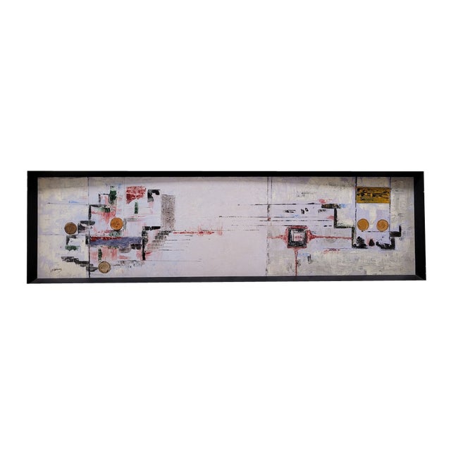 J. C. Cárdenas, Composition, 20th Century, Acrylic on Canvas For Sale