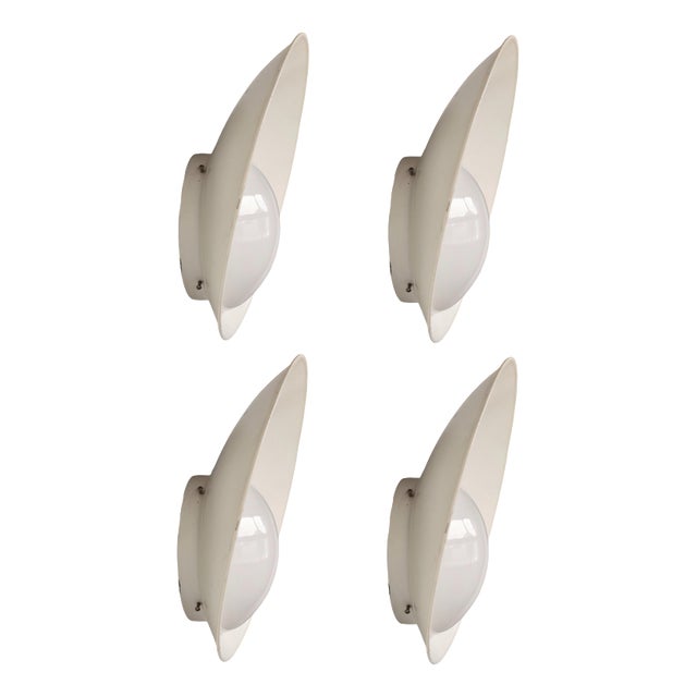 Danish Modern Kastrup Wall Sconce attributed to Vilhelm Lauritzen for Louis Poulsen, 1930, Set of 4 For Sale