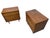 1960s Mid-Century Modern 3-Drawer Walnut Bachelor Chests - Set of 2 - Refinished! For Sale - Image 5 of 8