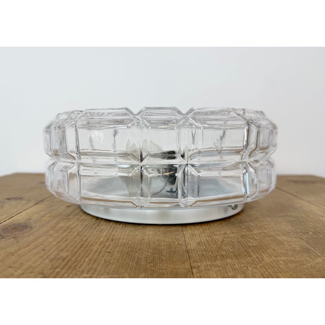 1980s Vintage Glass Wall Light, 1970s For Sale - Image 5 of 17