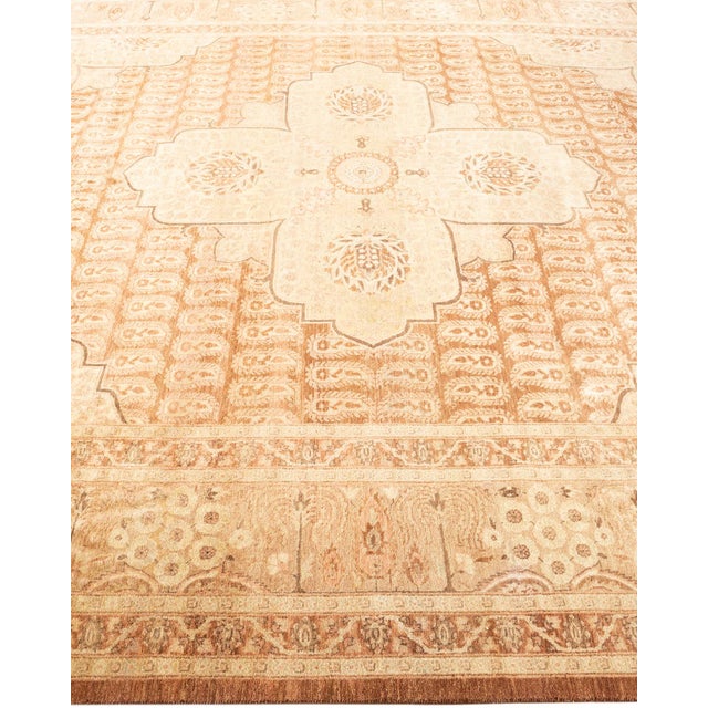 Solo Rugs Mogul, One-of-a-Kind Hand-Knotted Area Rug - Brown, 8' 2" x 9' 10" For Sale - Image 4 of 8