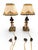 18th Century Pair of 18th Century French Bronze and Marble Statuette Miniature Lamps For Sale - Image 5 of 6