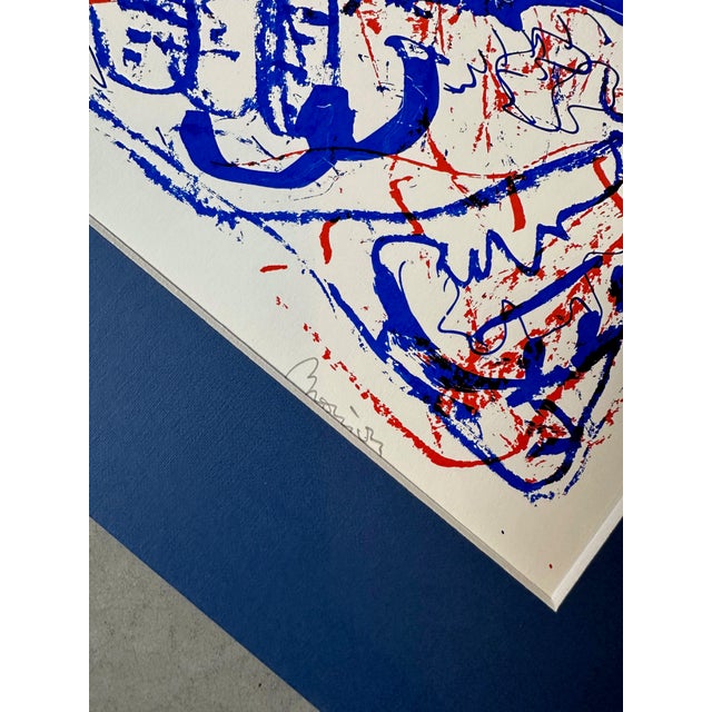 1960s Jean Broisson, Untitled, 1960s, Signed Screen Print, Framed For Sale - Image 5 of 13