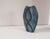 1980s Vintage Handmade Blue Glazed Textured Vase, 1980s For Sale - Image 5 of 5