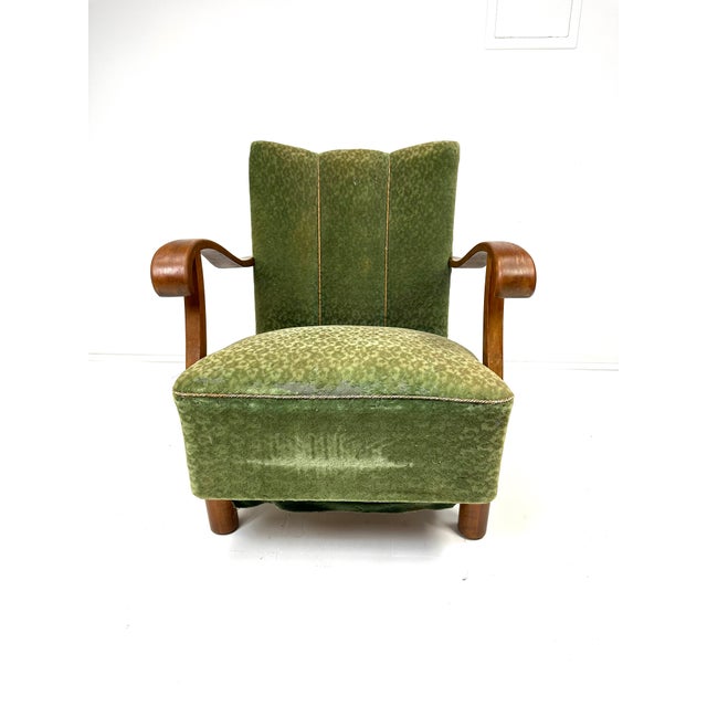 Mid-Century Modern 1940’s Swedish Lounge Chair For Sale - Image 3 of 9