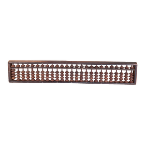 Likely Antique Japanese Abacus With Wood Frame and Patinaed Beads
