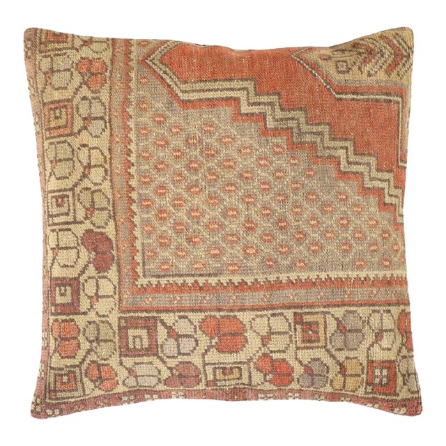Pasargad DC Vintage Hand Knotted Rug Turkish Pillow For Sale